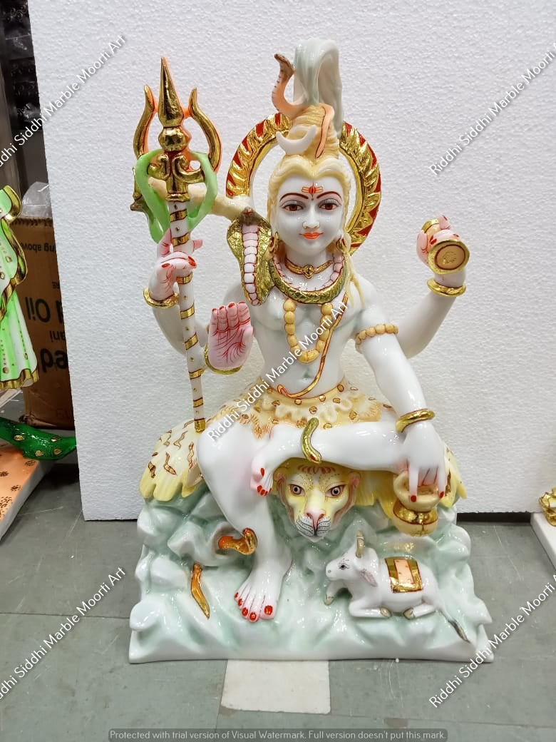 Marble Lord Shiva Statue