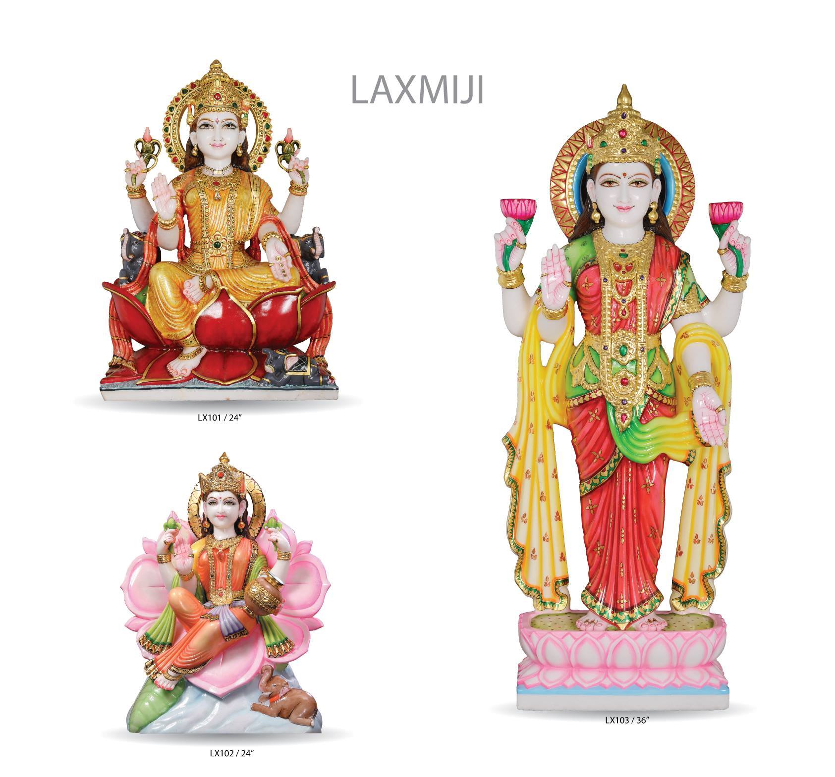 Marble Idol Laxmi Statue