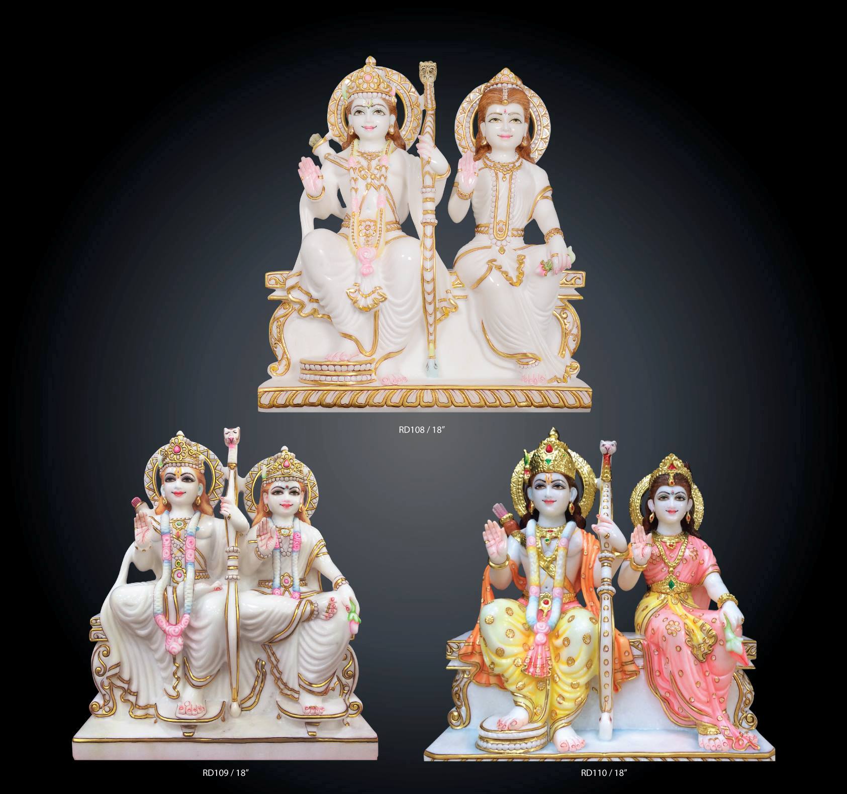 Marble Ram Darbar Statue