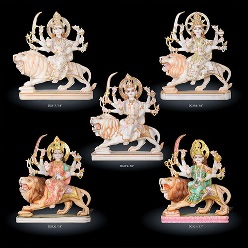 Marble Durga Mata Murti