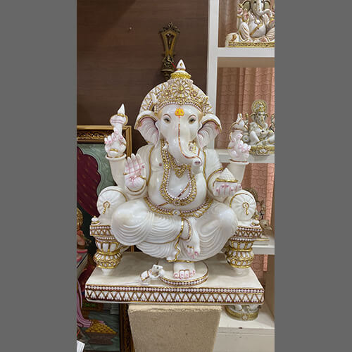 Marble Ganpati Statue