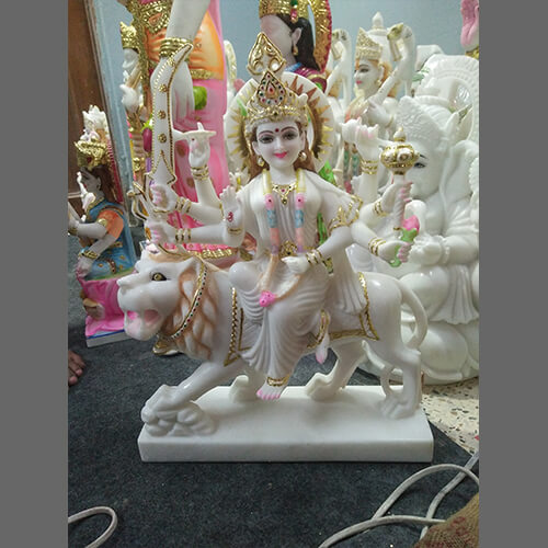 Marble Durga Maa Statue