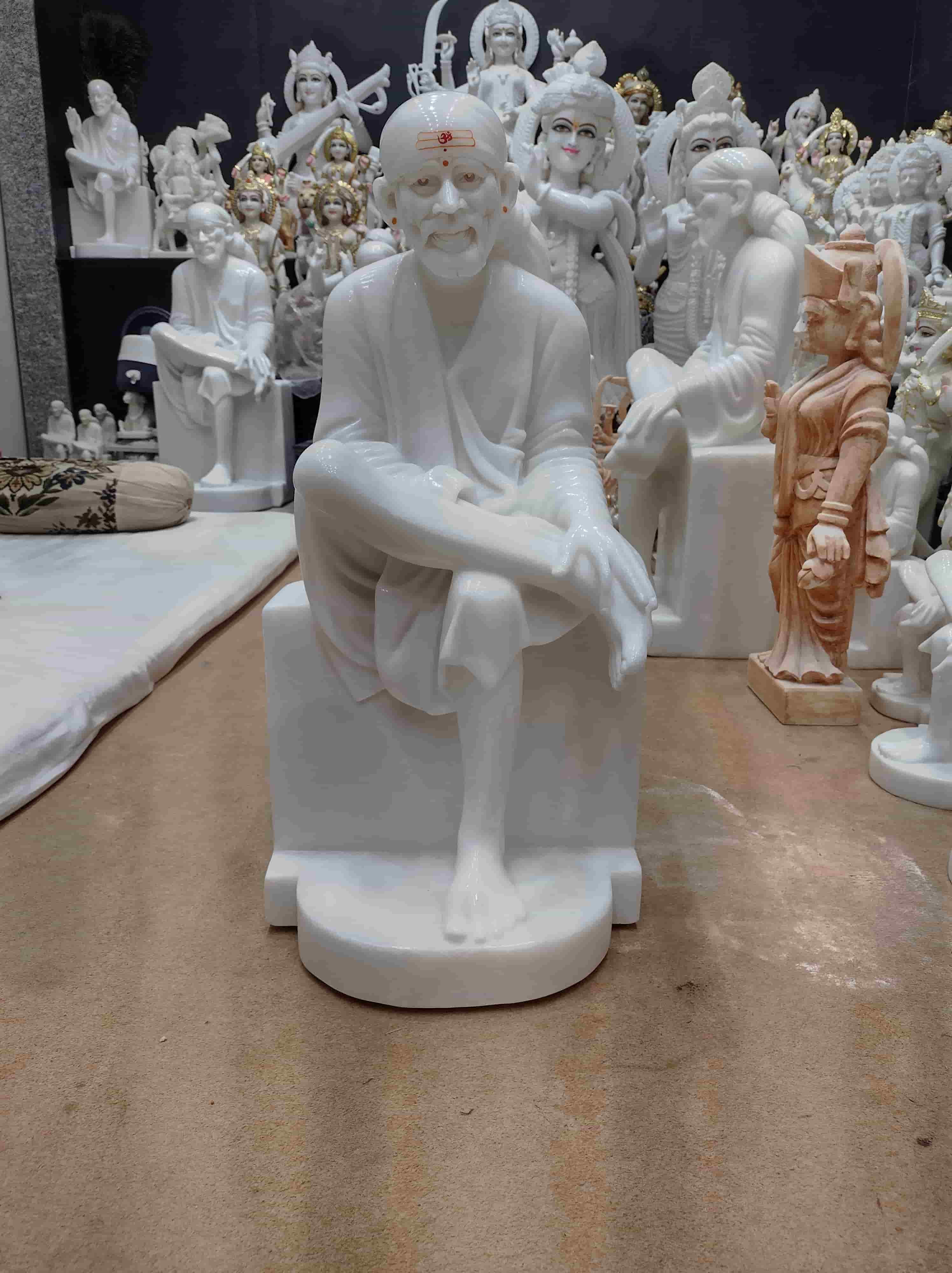 Sai Baba Marble Statue