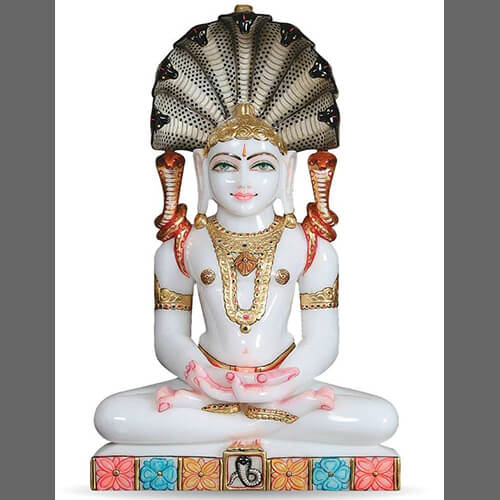 Parshwanath Jain Marble Statue