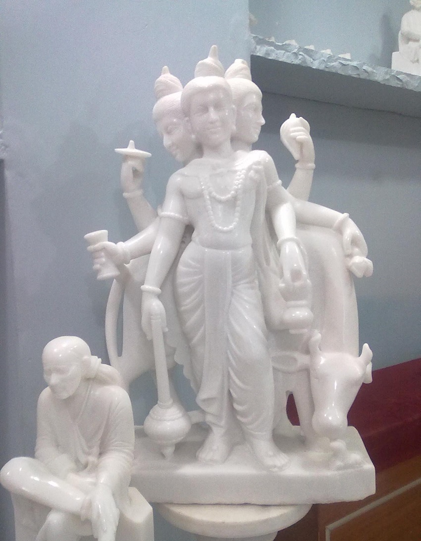 Marble Dattatreya Moorti