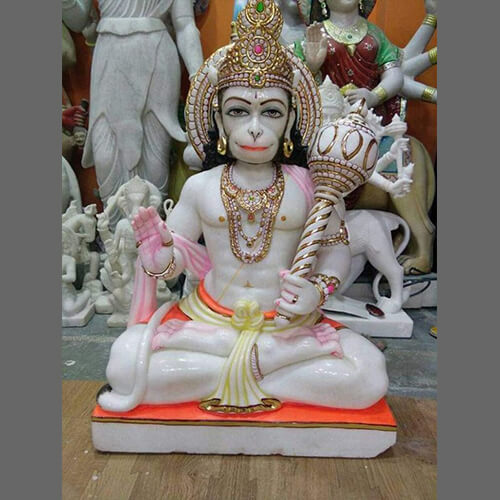 Hanuman Marble Idol