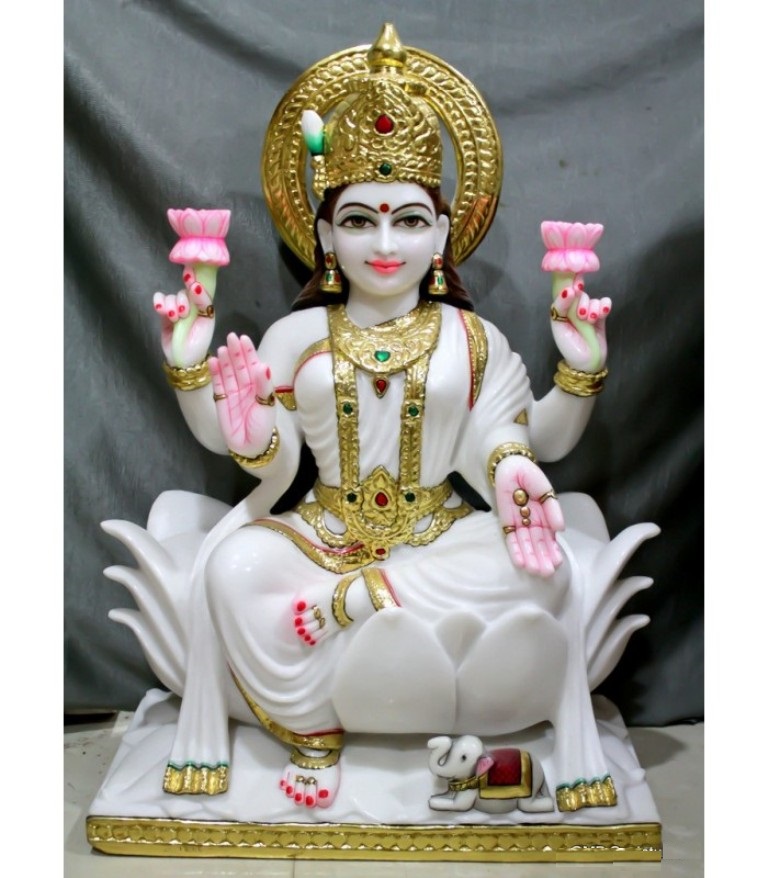 Lakshmi Marble Statue