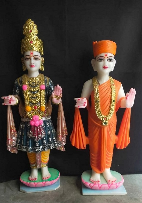 Swaminarayan Marble Statue