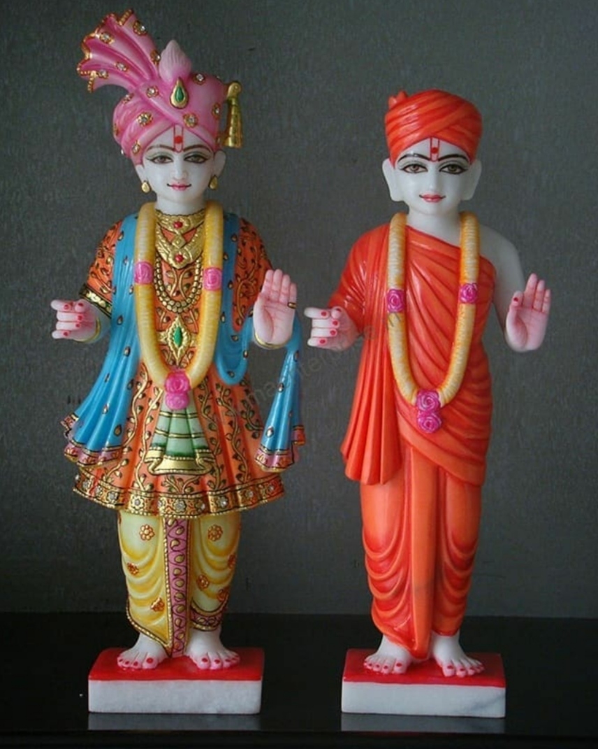 Lord Swaminarayan Marble Statue