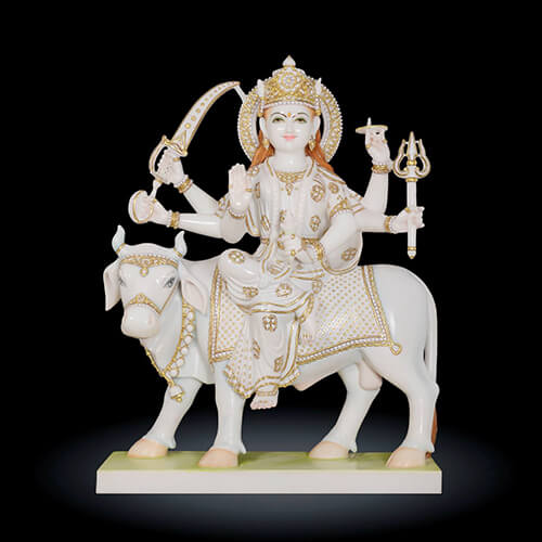 Marble Durga Maa Moorti